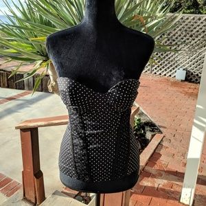 Guess strapless corset top